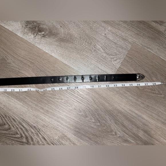 Black Belt with Silver Buckle - Picture 5 of 5